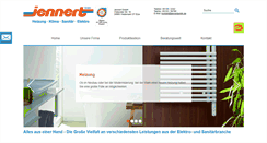 Desktop Screenshot of jennertgmbh.de