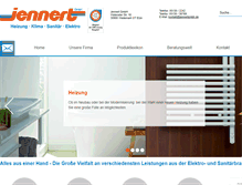 Tablet Screenshot of jennertgmbh.de